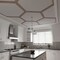 Ekena Millwork 81 56W x 47 14H x 14T Large Westmore Decorative Fretwork Wood Ceiling Panels, Walnut CELW82X47X0250WSTWA - alternate 5